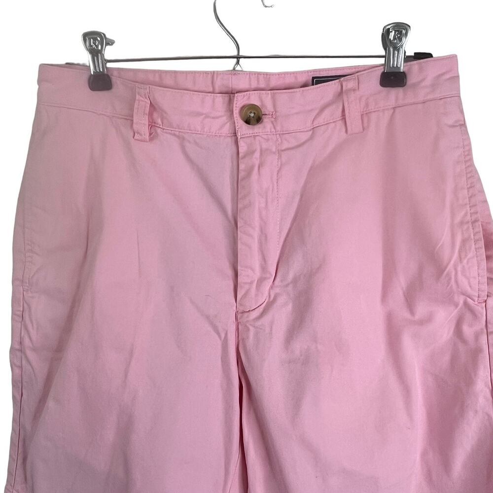 Vineyard Vines Men's Size 30 Club Short 9” Chino Cotton Twill Pink Golf Preppy - Picture 5 of 11
